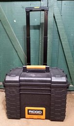 RIDGID Brand Rolling Toolbox With Extending Pull Handle.