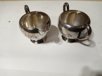 2 Sterling Silver Items. One Is For Pouring, One For Sugar.