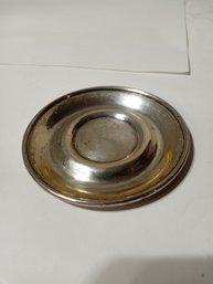 Silver Candle Holder, About 3' Diameter. Weights 19.7g