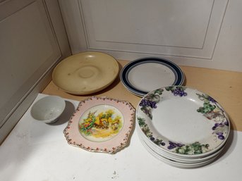 Plates, Chip And Dip Platter, Decorative Bowl