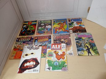 10 Comic Books, See Pics For Contents