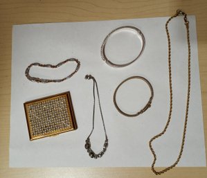 Collection Of Bracelets And Other Jewelry Items.