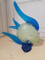 Hand Blown Glass Fish Sulpture