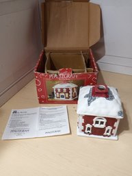 A Pfaltzgraff 'Winter Home' Figurine With Original Box And Paperwork.