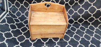 Small Wood Pine Chest.