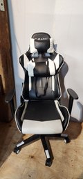 S-Racer Gaming Chair.   Lumbar Support,   Height And Recline,   Nice Shape.