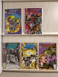 5 DC Comics. Justice League Task Force, Issues #0, 1, 17, 18 And 23.