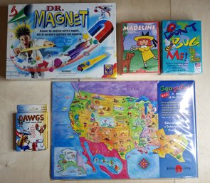 5 New In Shrink Wrap Games And Puzzles Lot