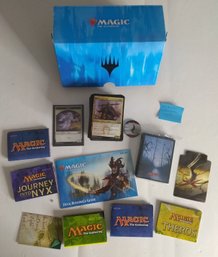 Magic The Gathering Cards And Goodies In Blue Box