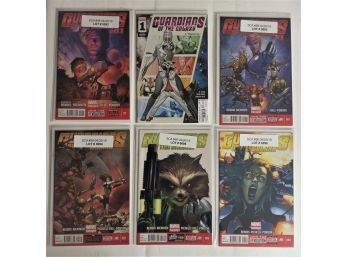 6 Marvel Comics: Guardians Of The Galaxy, #0.1, #1 LGY#163 (Premiere Variant), AR  001 - AR 004