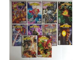 10 Marvel Comics, Infinity Countdown, Issues 1-5, With Variant Covers