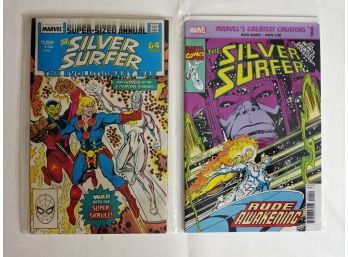 2 Marvel Comics, The Silver Surfer, Annual #1 1988, #1 Rude Awakening