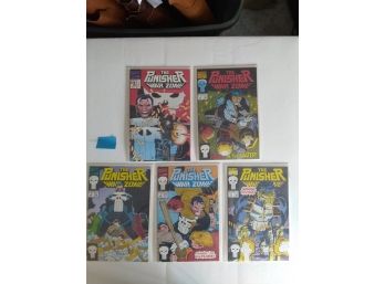 The Punisher War Zone Comics Issue 1 - 5