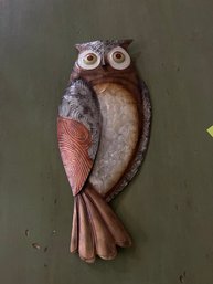 Metal Owl Decor