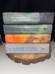 4 Harry Potter Hardback Books