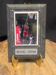 Michael Jordan Upper Deck Card Framed