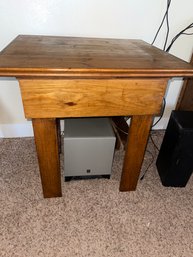 Wooden TV/nightstand