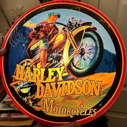 Vintage Harley Davidson Round Light