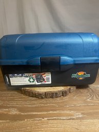 Flambeau Outdoors Tackle Box With Some Fishing Gear