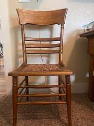 Vintage Oak Table Chair