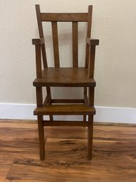 Vintage Wooden Play High Chair