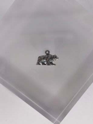 Sterling Silver Bear Charm 2.69g