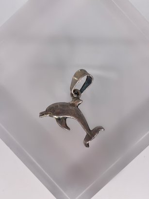 Sterling Silver Dolphin Charm 3.23g