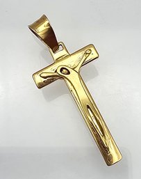 BACC. ORD 14K Gold Crucifix Pendant 6.2 G