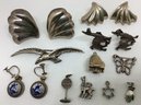 Vintage Assorted Sterling Silver Jewelry LOT