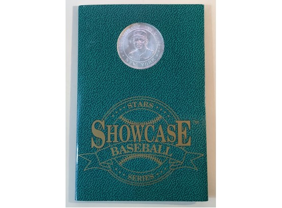 .999 Pure Silver Coin - 1992 Stars Showcase Series Baseball Commemorative Medallion - Whitey Ford, NY Yankees