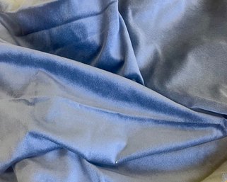 Donghia Designer Upholstery Fabric Luxurious Lighter Cobalt Blue Velvet  7.5 Yards
