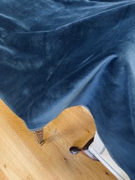 Sumptuous Donghia Designer Upholstery Fabric Luxurious Navy Blue Velvet 6 Yards