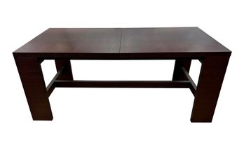 Sleek B&B Italia Signed Expandable Dining Table By Antonio Citterio Expands To 94.5'