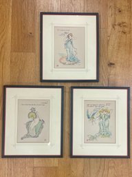 Vintage Walter Crane Shakespeare Lithographs Suite Of Three