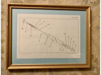 Mid Century Manufacturing Architectural Framed Print