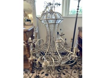 Grand Extra Large Neoclassical Foyer Entrance Chandelier 4 Tall