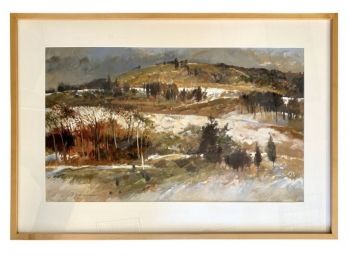Paul Zimmerman Signed Original Painting Titled Deep Winter
