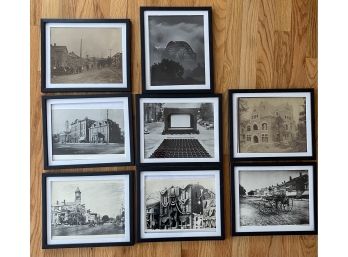 COLLECTION OF 8 ANTIQUE BLACK & WHITE PHOTOGRAPHS DEPICTING MIDDLETOWN CT
