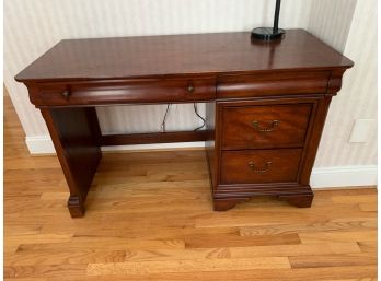 MAHOGANY DESK WRITING TABLE WITH DRAWERS JUST OVER FOUR FEET WIDE - Delivery Available