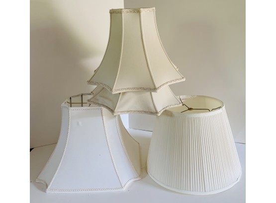 Lot Of 4 Custom Tailored Lamp Shades