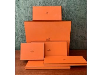 Lot Of Authentic Hermes Paris Gift Boxes