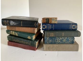 Rare Lot Of Assorted Old Poetry Books