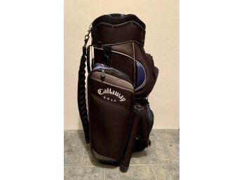Like New Callaway Pro Golfer Black And Blue Golf Bag The Ultimate Father's Day Gift