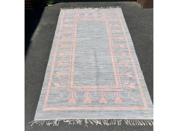 Gorgeous Area Rug Tribal With Pinks 101' By 56' Or 8.4FT By 4.5FT