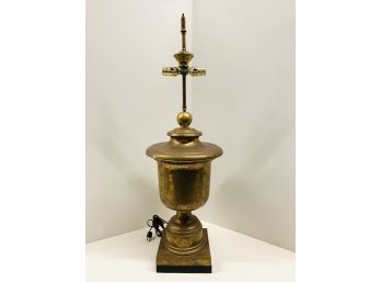 Vintage Tall Brass Urn Form Lamp