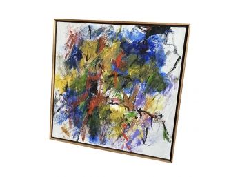 Colorful Original Marlene Bremer Abstract Signed Painting
