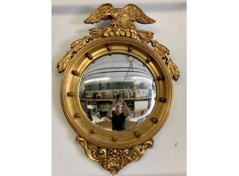 Stunning Vintage Gilt Gold Giltwood Federal Eagle Mirror