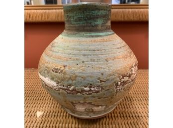 Mid Century Signed Sutherland Art Pottery Vase