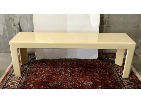 Iconic Mid-Century Modern Pace Furniture Fiberglass Consoole Table Six Feet Wide