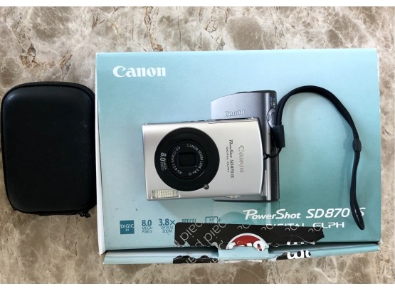 Canon Power Shot Digital Camera SD870 IS
